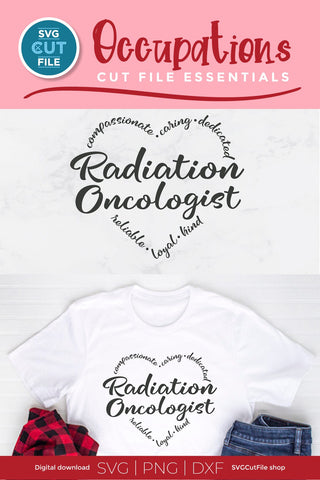 Radiation Oncologist SVG for crafters SVG SVG Cut File 