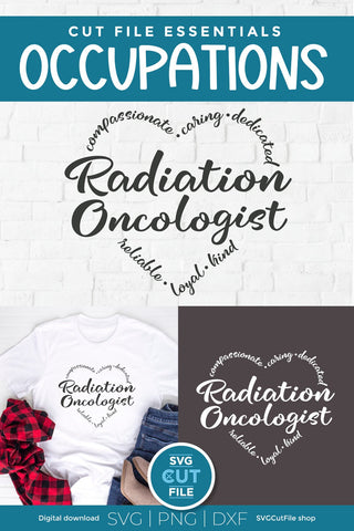 Radiation Oncologist SVG for crafters SVG SVG Cut File 