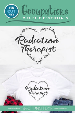 Radiation Therapist svg SVG SVG Cut File 