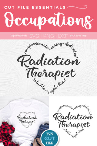 Radiation Therapist svg SVG SVG Cut File 