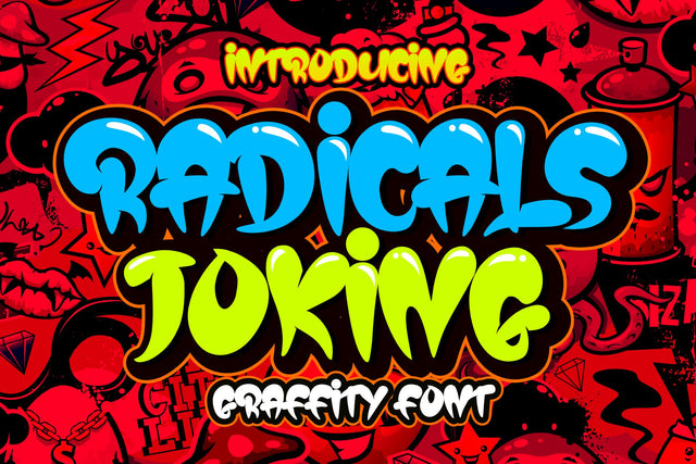 Radicals Joking Font Hayletter Creative 