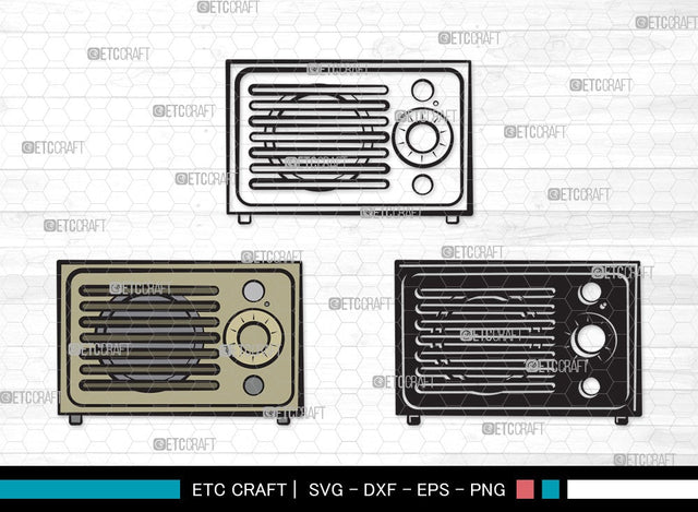 Radio Boombox SVG | Radio Svg | Boombox Svg | Cassette Tape Player Svg | Radio Boombox Clipart SVG ETC Craft 