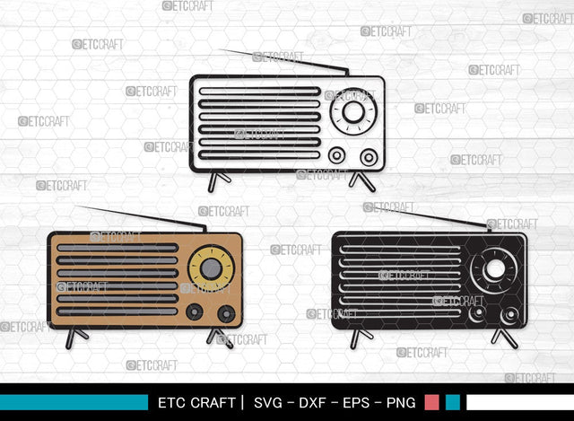 Radio Boombox SVG | Radio Svg | Boombox Svg | Cassette Tape Player Svg | Radio Boombox Clipart SVG ETC Craft 