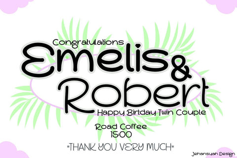 Radish and garlick Font JH-CreativeFont 