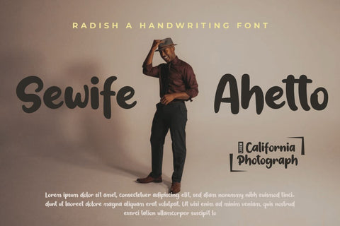 Radish Font twinletter 