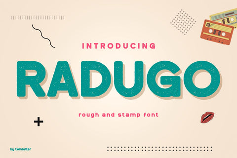 Radugo Font twinletter 