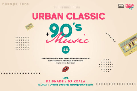 Radugo Font twinletter 