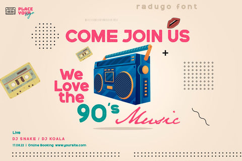 Radugo Font twinletter 