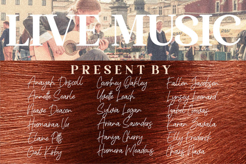 Rafaella Signature Font Letterena Studios 