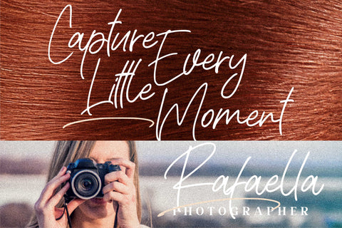 Rafaella Signature Font Letterena Studios 