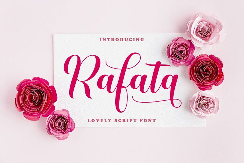 Rafata Font WsStudio 