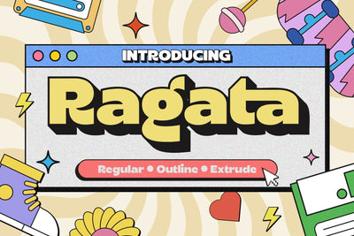 Ragata - Display Sans Font Arterfak Project 