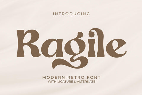 Ragile Typeface Font Storytype Studio 