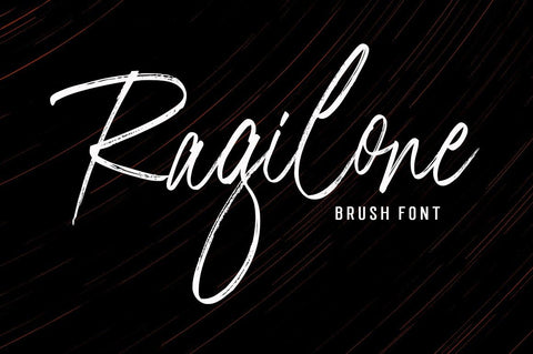 Ragilone Brush Font AngelStudio 