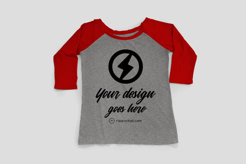 Raglan Tee Craft PNG Mockup Mock Up Photo Risa Rocks It 