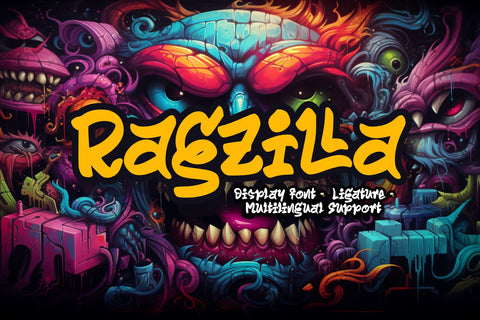 Ragzilla - Display Font Dumadistyle 