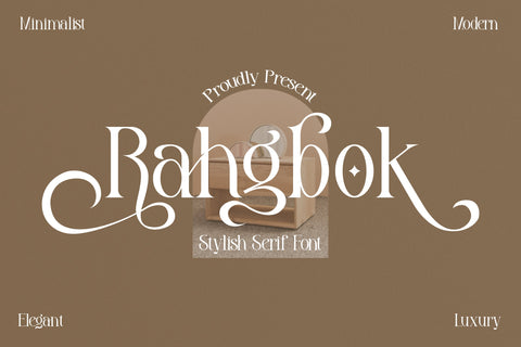 Rahgbok Typeface Font Storytype Studio 