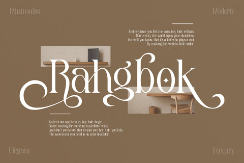 Rahgbok Typeface Font Storytype Studio 