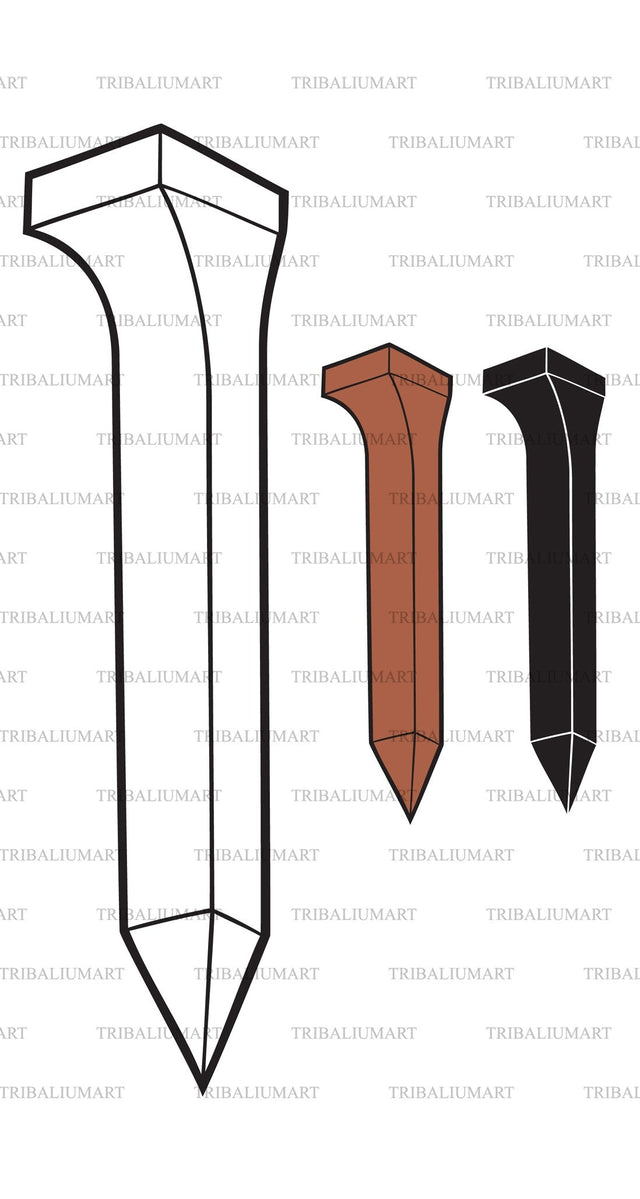 Rail spike SVG TribaliumArtSF 
