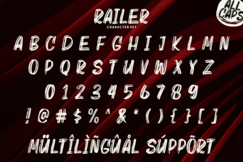 Railer | Handbrush Font Font Garisman Studio 