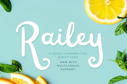Railey Script Font TypeFairy 
