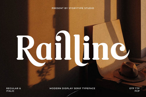 Raillinc Typeface Font Storytype Studio 