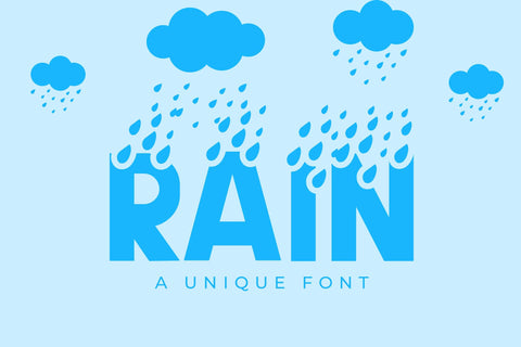 Rain Font LetterdayStudio 