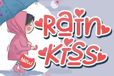 Rain Kiss Font Letterena Studios 