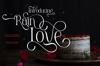Rain Love Font JH-CreativeFont 