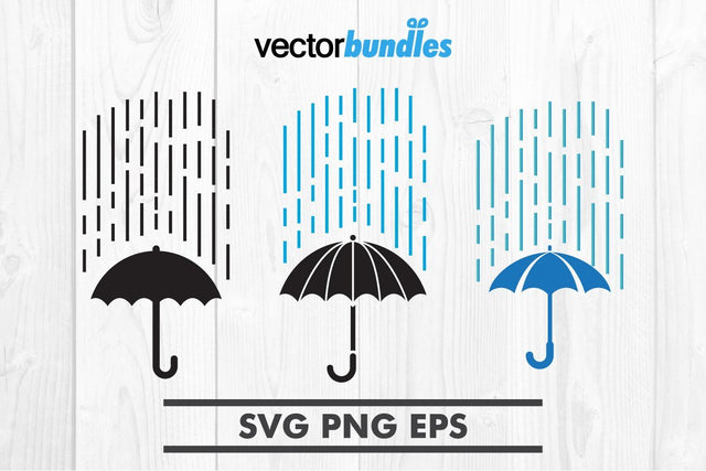 Rain umbrella clip art svg SVG vectorbundles 