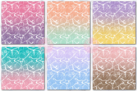 Rainbow Aqua Digital Papers Backgrounds Digital Pattern SineDigitalDesign 