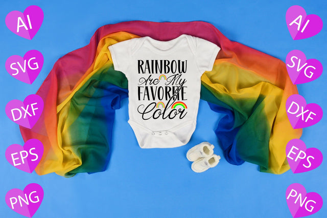 Rainbow Are My Favorite Color SVG CraftlabSvg29 