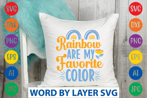 Rainbow Are My Favorite Color svg design SVG Rafiqul20606 