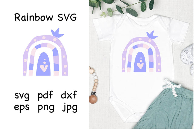 Rainbow Baby SVG. Baby Bodysuit SVG. Baby SVG. SVG Olga Terlyanskaya 