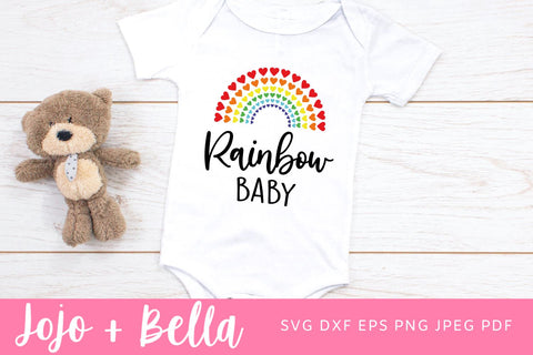 Rainbow Baby SVG, IVF SVG, Fertility SVG, Pregnancy Svg, Fertility Awareness SVG SVG Jojo&Bella 