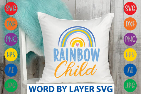 Rainbow Child svg design SVG Rafiqul20606 