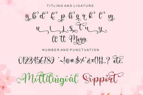 Rainbow Christmas Font Afandi Studio 