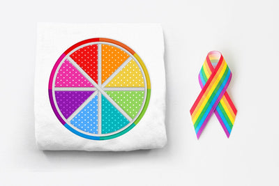 Rainbow Citrus Round Slice Applique Embroidery Embroidery/Applique DESIGNS Risa Rocks It 