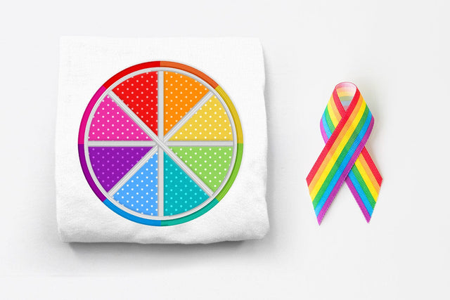 Rainbow Citrus Round Slice Applique Embroidery Embroidery/Applique DESIGNS Risa Rocks It 