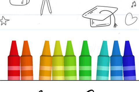 Rainbow Crayons Teacher Tumbler Wrap PNG, Add Teacher Name, Seamless Sublimation Designs Downloads, 20 oz Skinny Tumbler Design Sublimation Syre Digital Creations 