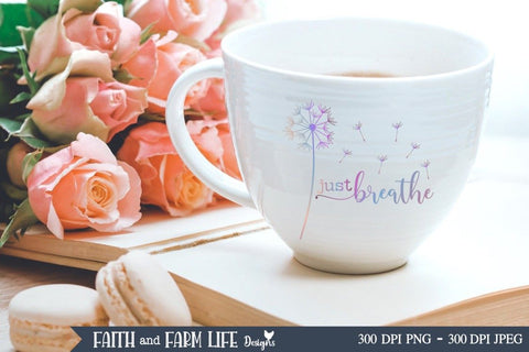 Rainbow Dandelion Sublimation Sublimation Designs by Jolein 