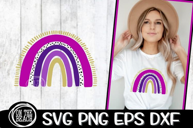 Rainbow - Doodle - SVG PNG EPS DXF SVG On the Beach Boutique 