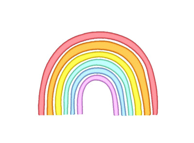 Rainbow embroidery design, 3 sizes Embroidery/Applique DESIGNS Nino Nadaraia 