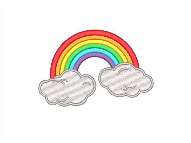 Rainbow Embroidery Design, 3 sizes Embroidery/Applique DESIGNS Nino Nadaraia 