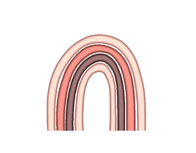 Rainbow Embroidery Design, 3 sizes Embroidery/Applique DESIGNS Nino Nadaraia 