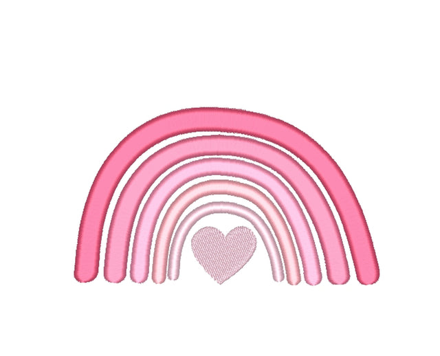 Rainbow Embroidery Design, Baby Embroidery File, 2 Sizes Embroidery/Applique DESIGNS Nino Nadaraia 