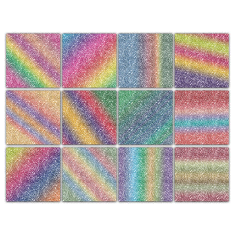 Rainbow Glitter Digital Paper Textures Sublimation Old Market 