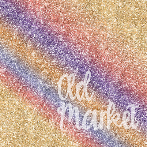 Rainbow Glitter Digital Paper Textures Sublimation Old Market 