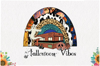 Rainbow Halloween Vibes Sublimation Sublimation Jagonath Roy 