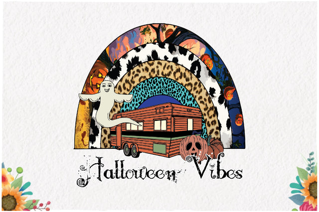 Rainbow Halloween Vibes Sublimation Sublimation Jagonath Roy 